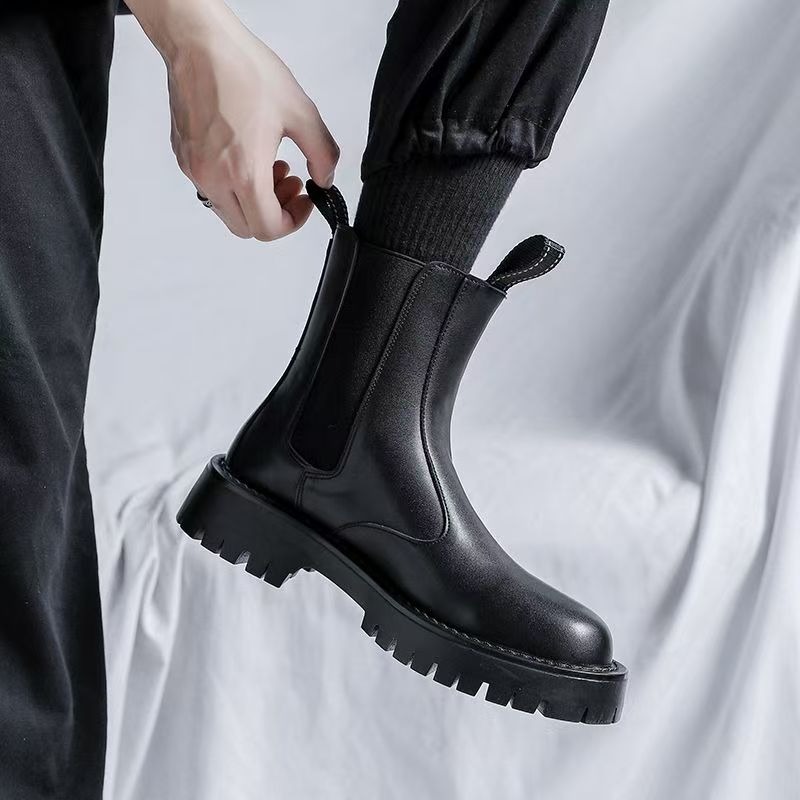 Waterproof Winter Boot - New Waterproof Knight Boots Men's Fashionable