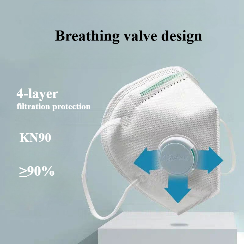 30/60/90pcs Cubreboca Breathab - Earmuffs Foldable ulasan dan harga
