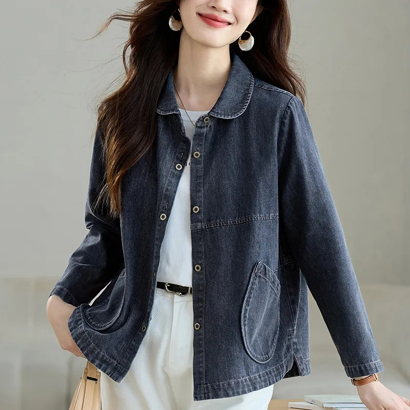 Women's Denim Jacket Coat 2026 - Down Jacket Packable ulasan dan harga