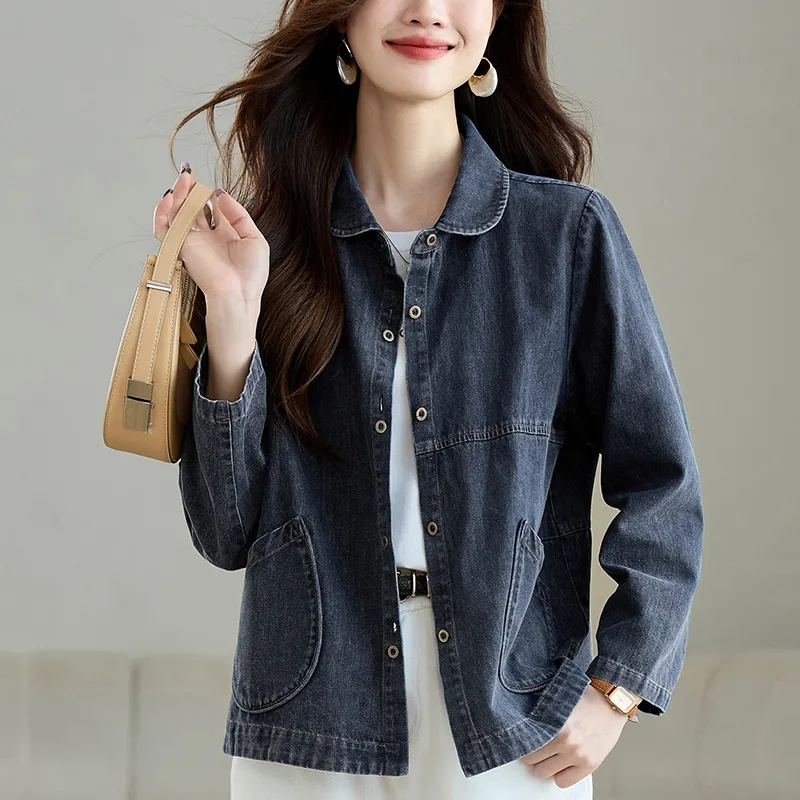 Women's Denim Jacket Coat 2026 - Down Jacket Packable ulasan dan harga