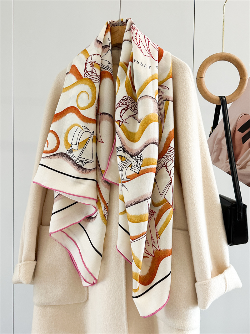 Double Faced 135CM Scarf Luxur - Cashmere Pashmina Wrap ulasan dan harga
