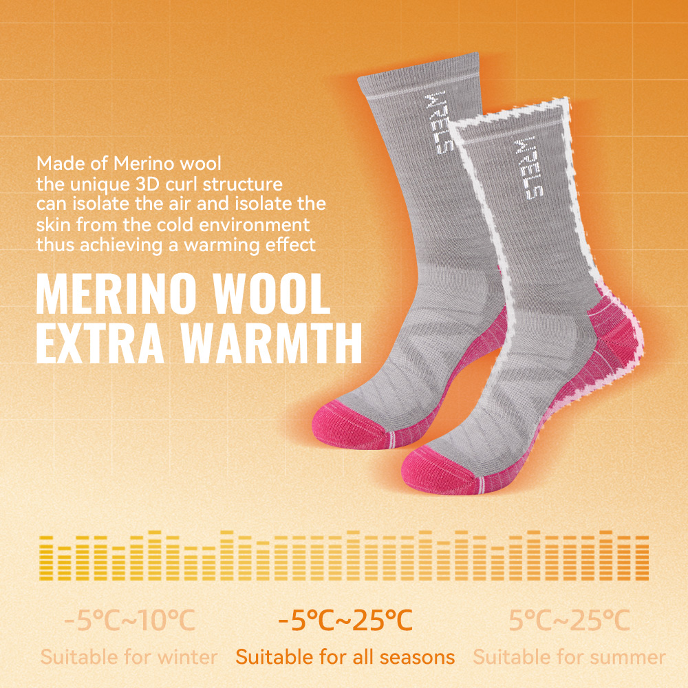 WRELS 1/2/3 Merino Wool Socks  - Thermal Sock Wool ulasan dan harga
