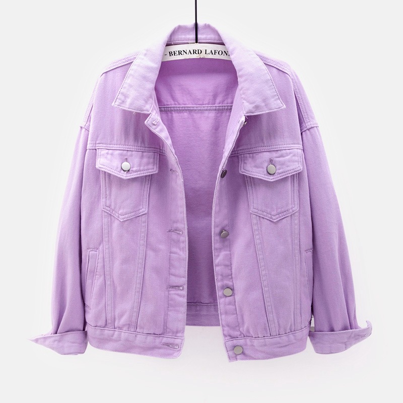 Solid Short Women's Denim Coat - Down Jacket Packable ulasan dan harga